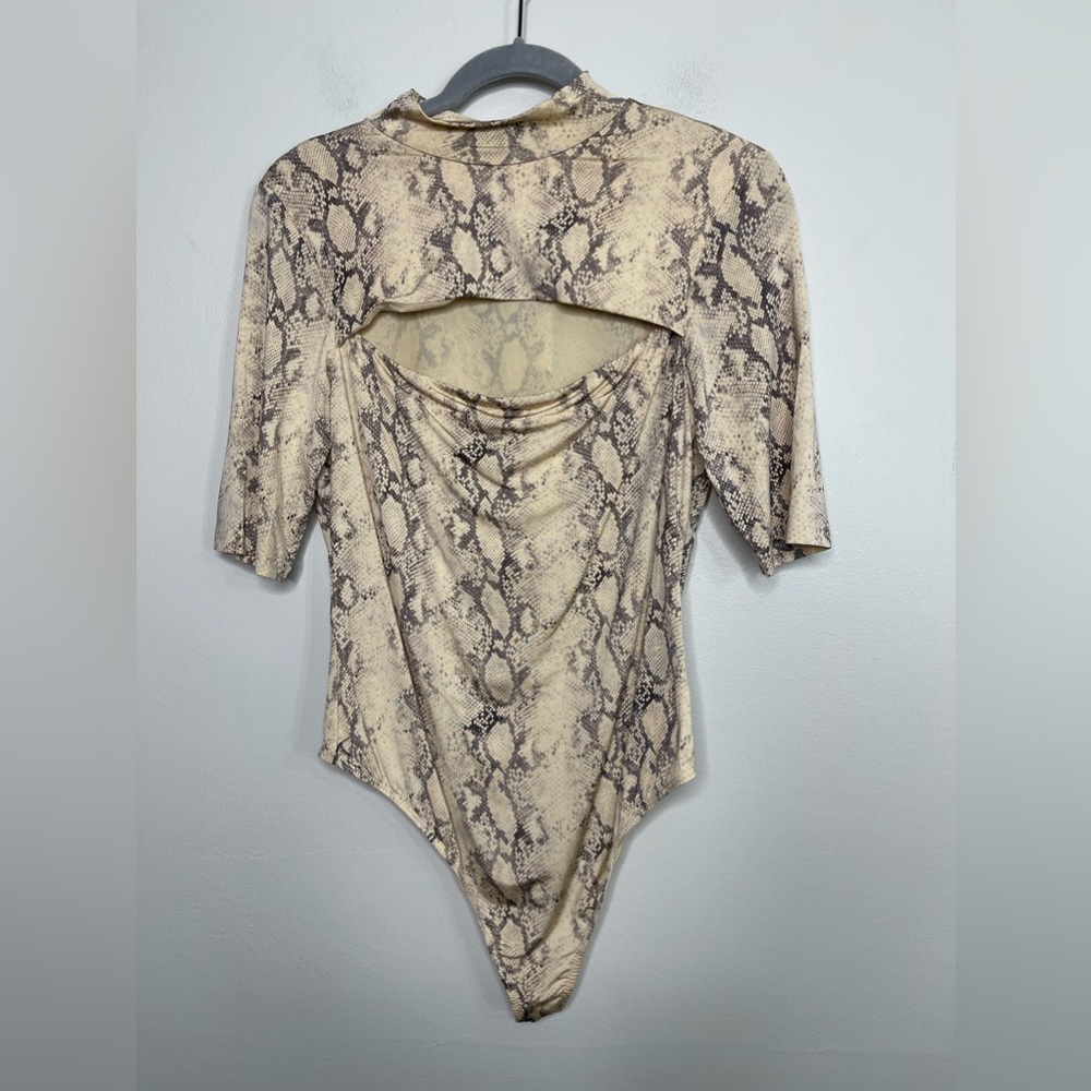 Jonathan Simkhai Snake Print Bodysuit - Picture 2 of 9